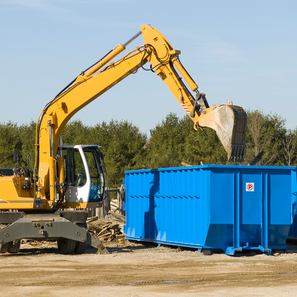 what happens if the residential dumpster is damaged or stolen during rental in Chapman